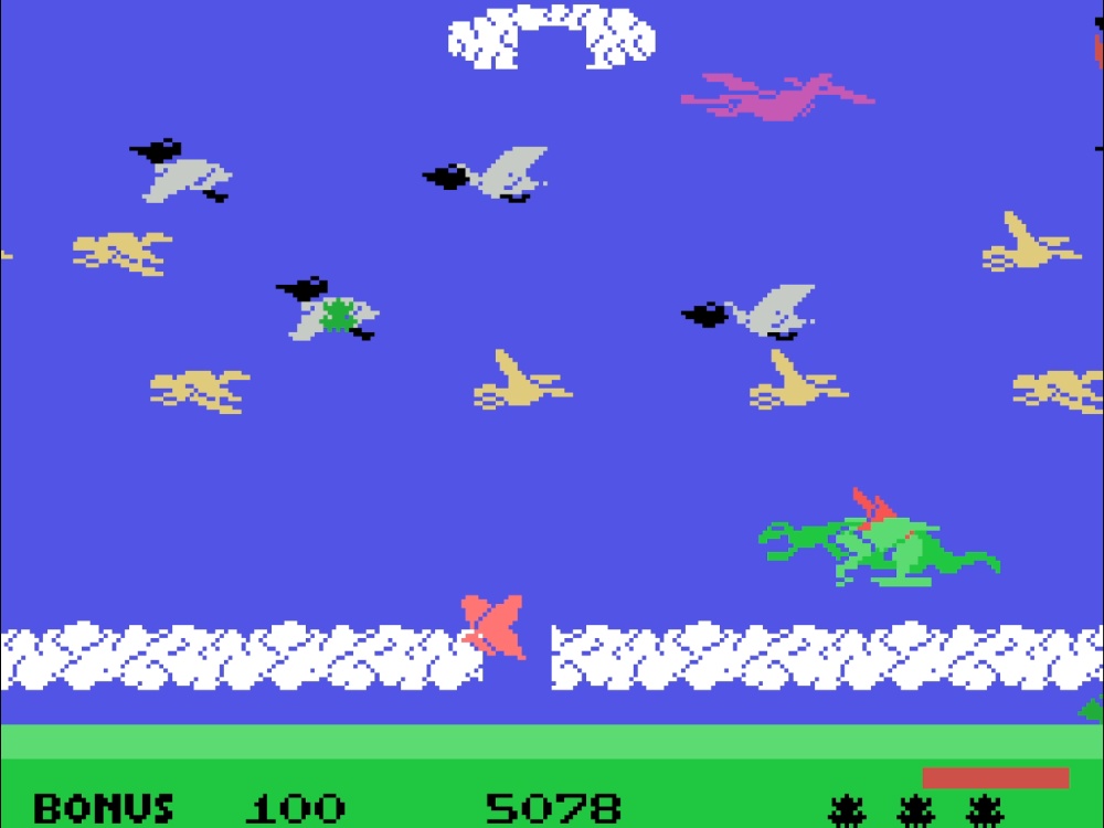 Gameplay of Frogger II: Threeedeep! for Colecovision